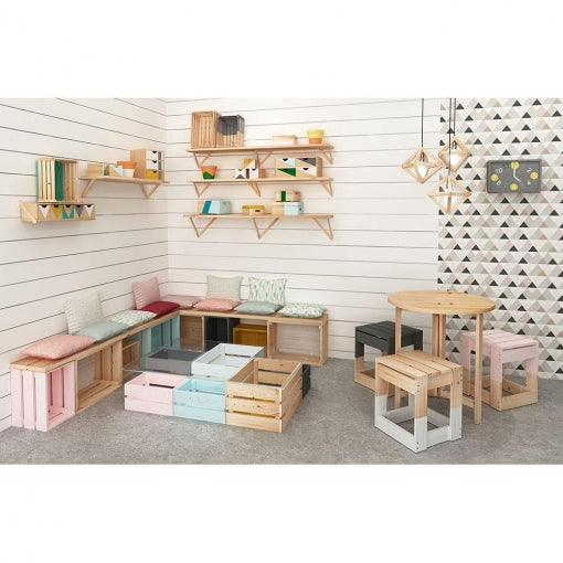 Astigarraga Home box - Modulaire opbergbox in massief hout 18 x 25.6 x 38.4 cm - HOM003.99
