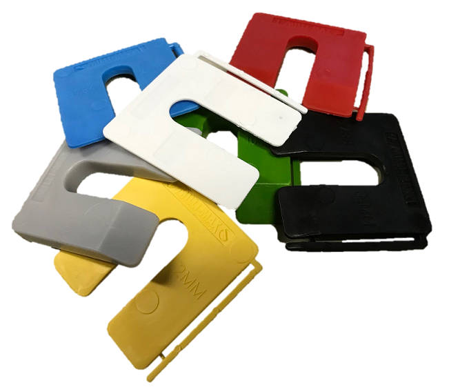 Milli-Max Kunststof Uitvulplaatjes probeerverpakking 1-10 mm (145stuks) - 50270001