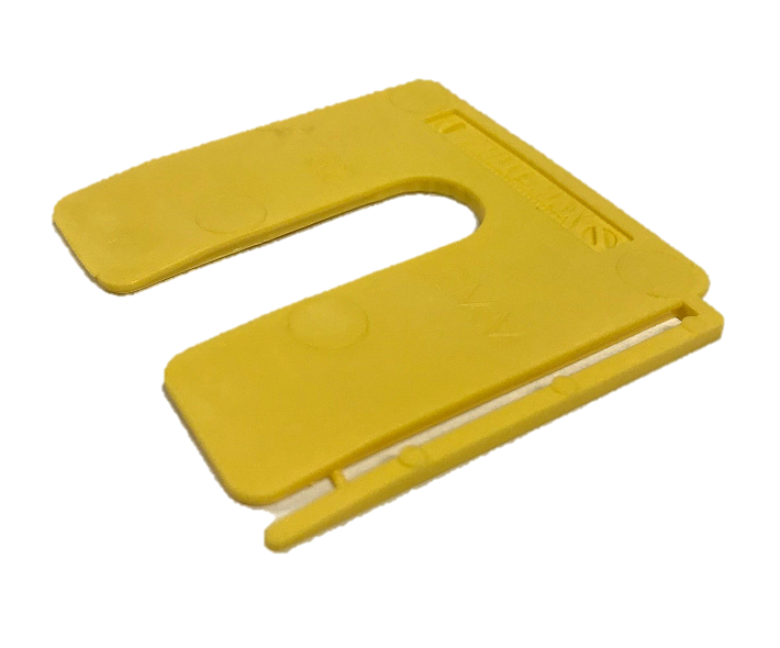 Milli-Max Kunststof Uitvulplaatjes geel 2 mm (200stuks) - 50210001
