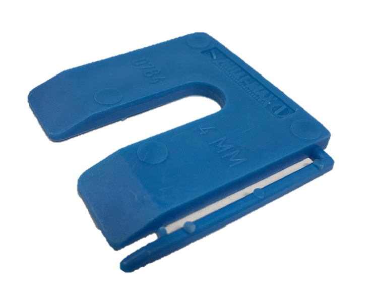Milli-Max Kunststof Uitvulplaatjes blauw 4 mm (100stuks) - 50230001