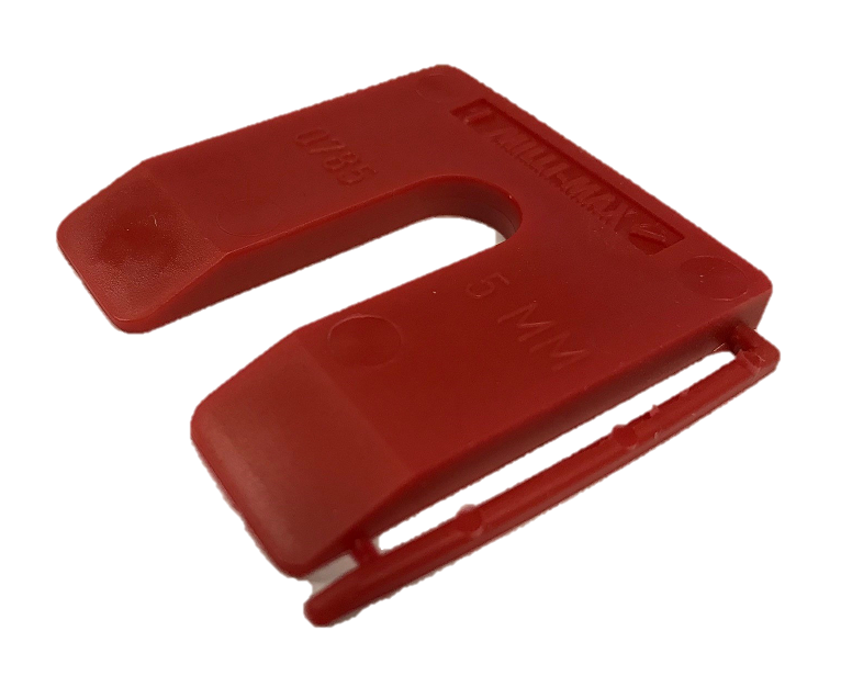 Milli-Max Kunststof Uitvulplaatjes rood 5 mm (80stuks) - 50240001