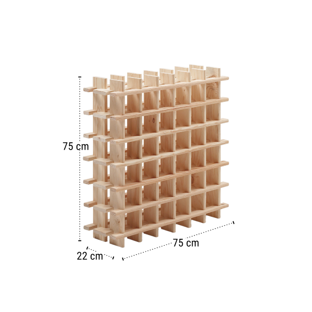Astigarraga Wijnrek Rioja 36 flessen uitbreidbaar - 75 x 75 x 22 cm - RI3600.99