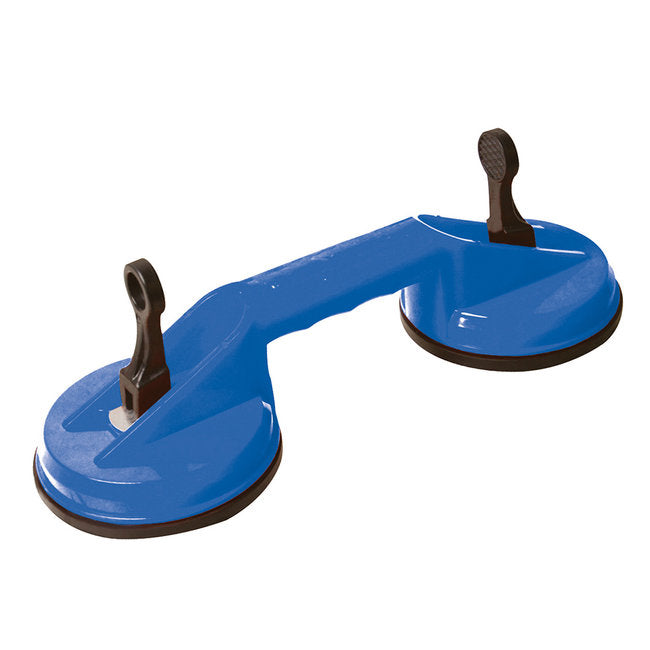 Silverline Dubbele glasdrager - zuignap 70 kg - 675088