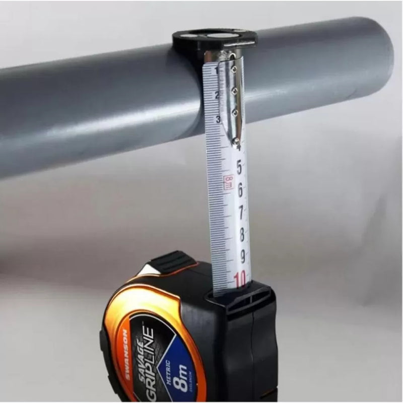 Swanson Savage Gripline metrisch meetlint rolbandmaat magnetisch roterend punt 8 m - SVGL8