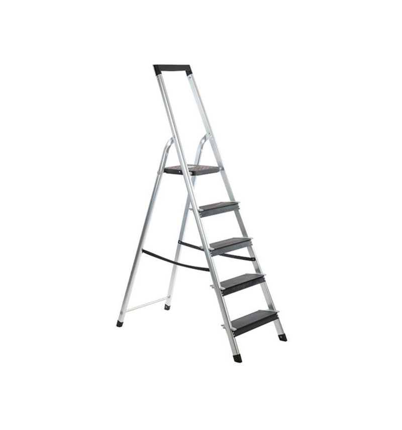 Escalo Aluminium trapladder met 5 brede treden Power Step - L185