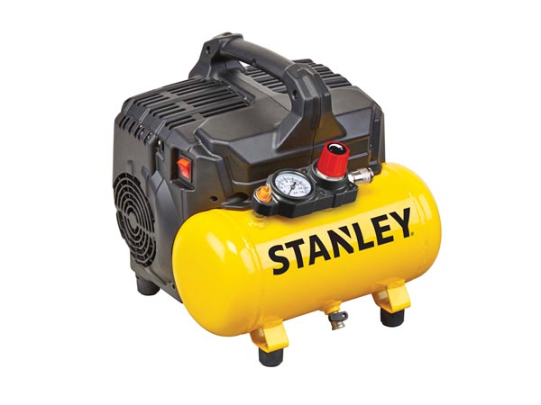 Stanley Compressor - Zonder Olie - Horizontaal - Low Noise - 6 L / 1 pk / 8 bar - WDST100/8/6