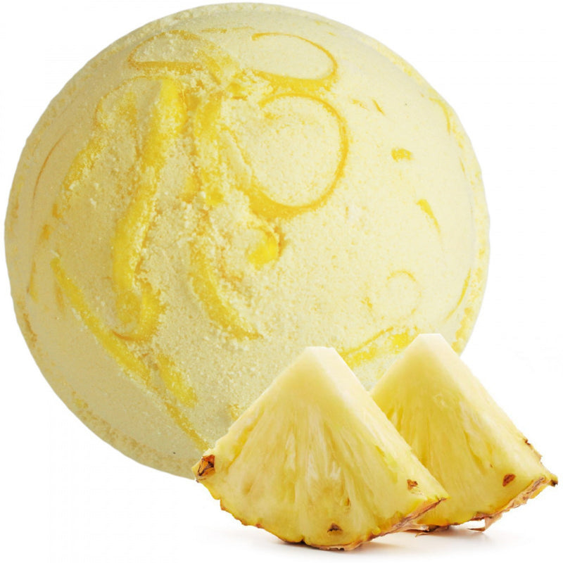 AW Gifts - Bruisbal Tropical Paradise Coco Bath Bombs - Ananas - 3 stuks x 180gr - TPCB-08